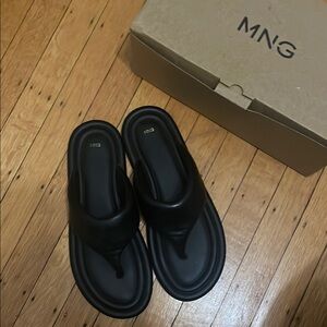 Mango Black Women's Sandals